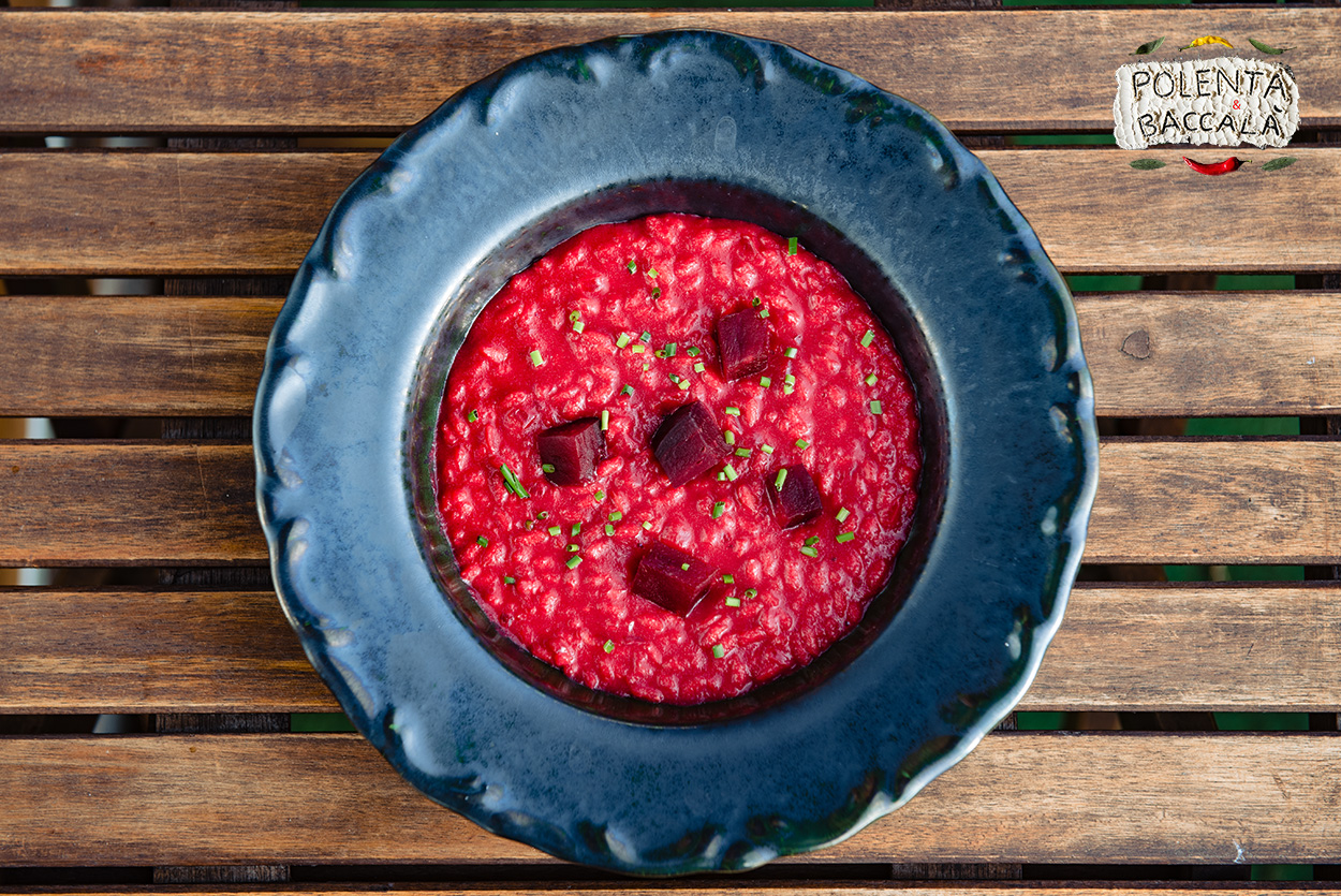 Beetroot Risotto – Risotto alla Barbabietola – Polenta & Baccalá